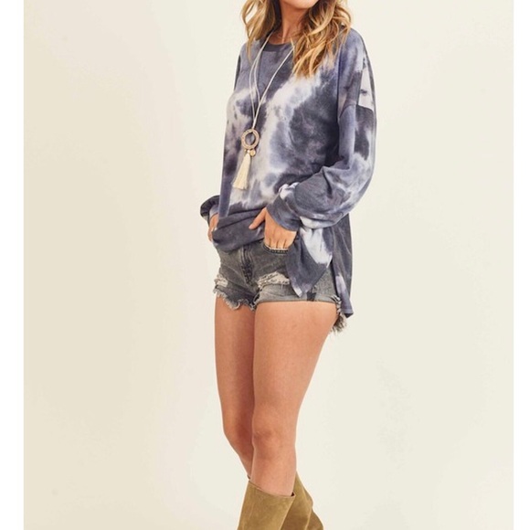 Last 1 | Tie Dye Knit Top - Picture 2 of 8